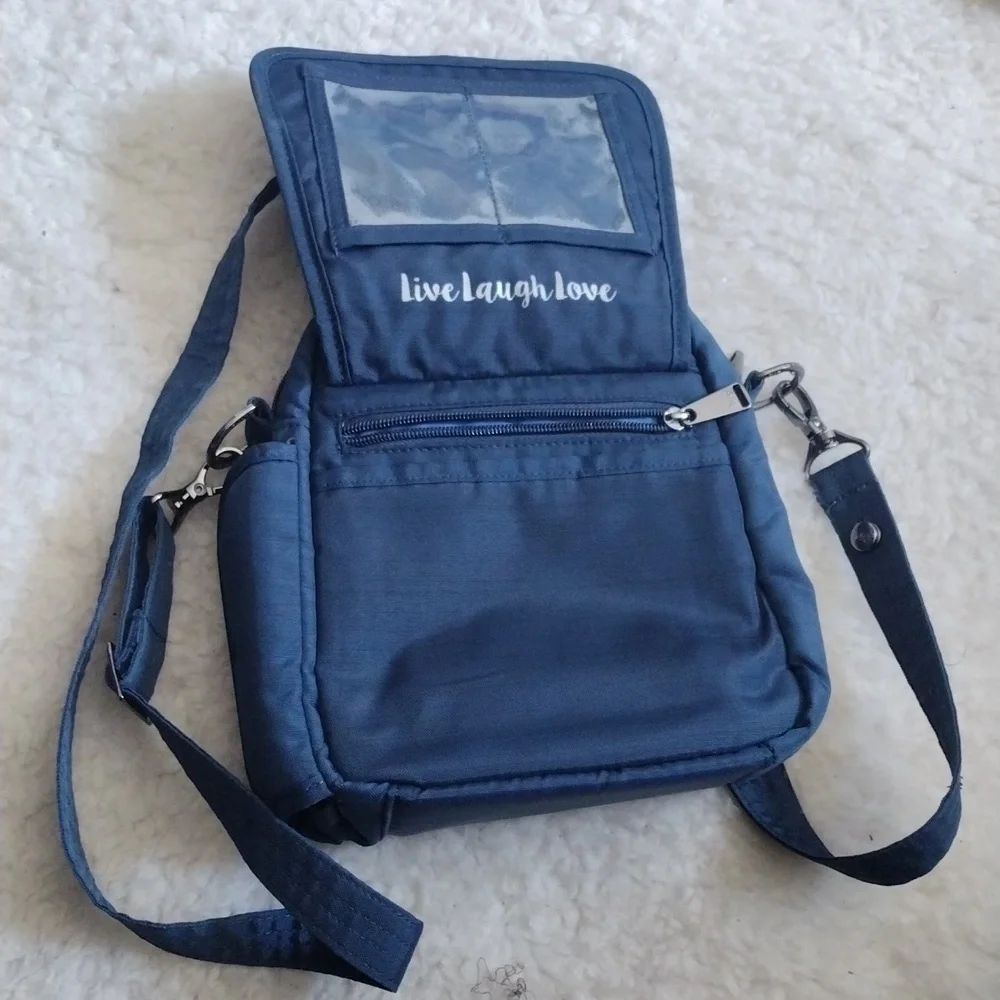 Lug Navy Quilted Messenger Bag